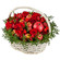 gift basket with strawberry. Kazakhstan