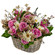 floral arrangement in a basket. Kazakhstan
